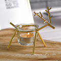 modern Christmas glass candlestick handicrafts directly